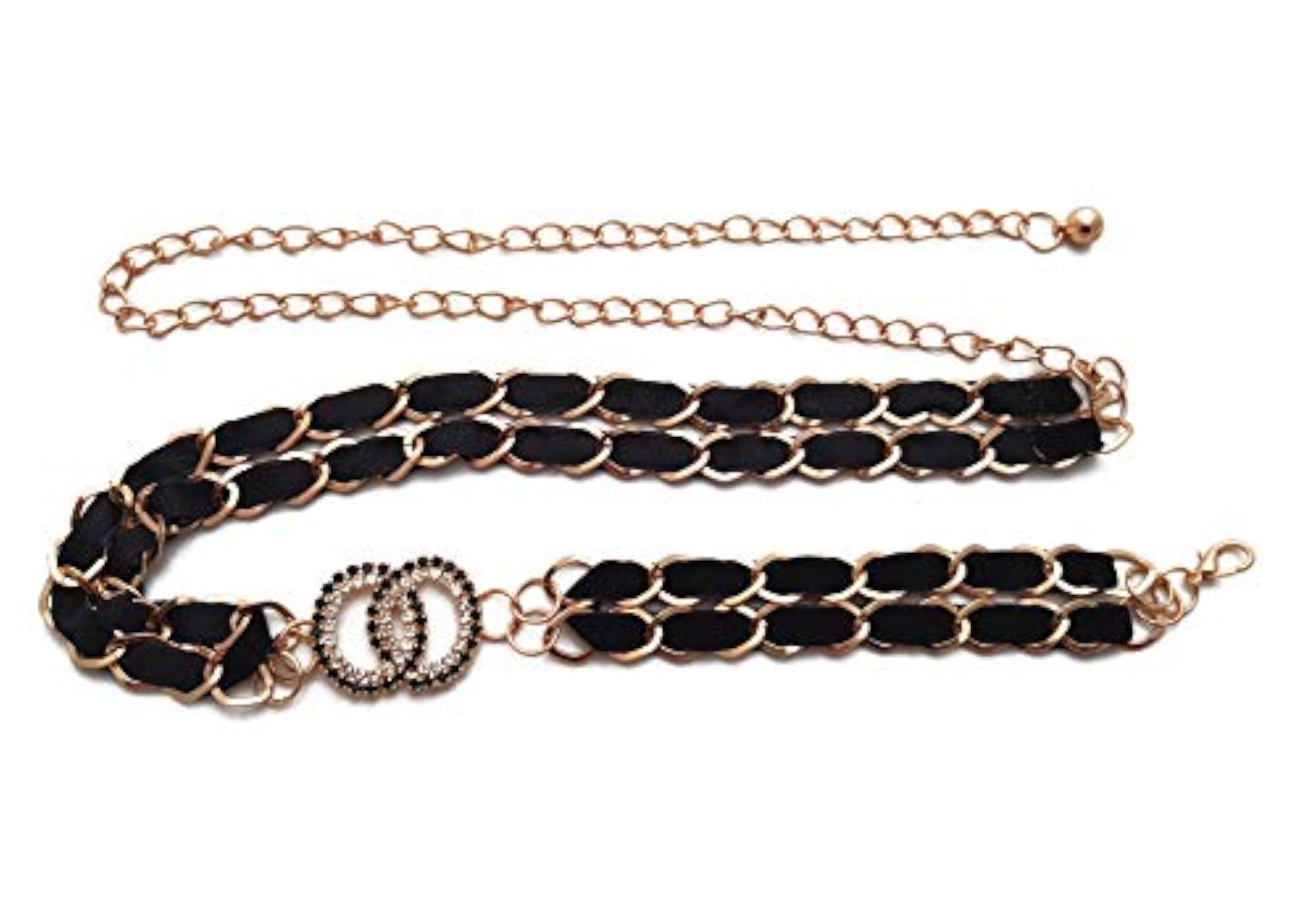 Women's Gold Plated Stretchable Belly Chain Waist Belt, Elegant Gift