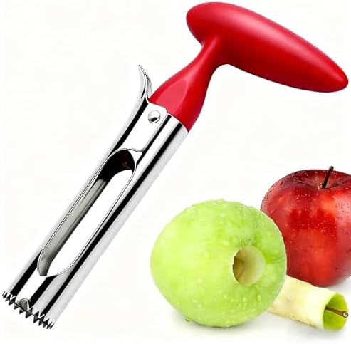ZAFNAH Apple Corer Tool, Apple Core Removal, Stainless Steel Apple Core Remover Tool, Easy to Grip, Easy to Use