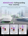 Vantrue S1 Pro Max AI Dash Cam, 4K Dash Camera with Parking Mode, Voice/APP Control, 5GHz WiFi, STARVIS 2, HDR, PlatePix, Night Vision, GPS, Dashcam Support 1TB