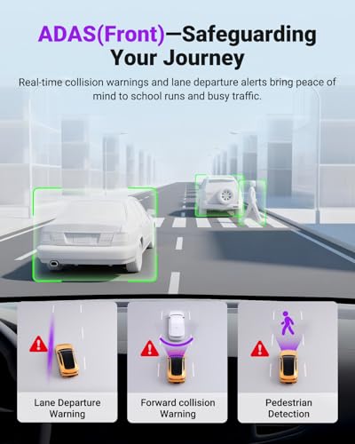 Vantrue S1 Pro Max 4K Starvis 2 Dashcam Auto Anteriore, 5G Wlan, Gps 155° Hdr, Monitoraggio, Lte Opzionale, Smart Adas, Comando Vocale, Modo Privacy, 1TB Max - 2