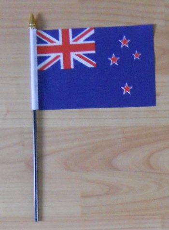 MadAboutFlags New Zealand Country Hand Flag - Small.