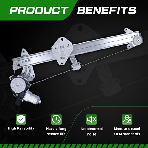 Image of Power Window Regulator with Motor Compatible with Subaru Forester 2014-2018,Front Passenger Side,Replace # 61041SG020 61041SG021 61041SG022