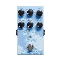 Digital Modeling Reverb Effect🎸: MINI-UNIVERSE, Guitar Bass Vocoder Reverb Effect Pedal, Metallic Color Design, is a powerful digital analog reverb effect. 9-Mode Effects🎸: MINI-UNIVERSE has nine reverb tones and nine reverb effects, room / hall / Pl...
