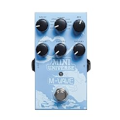 M-VAVE Reverb Guitar Pedal Digital Effect Reverb 9 Modes Room, Hall, Shimmer, Lofi, Spring, Bloom, Swell, Plate, Cloud Selection for Guitar Bass Reverberation Effect MINI-UNIVERSE - Les Beatles, Paul McCartney, John Lennon, RIngo Starr, George Harrison
