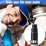 Dishwasher Drain Hose Adapter Compatible with Insin-kerator Garbage Disposals, Disposal Drain Hose Connector,Dishwasher Hose Connector Include 1 Hose Clamp,1 Inlet Connector, 3 Spring Clamps