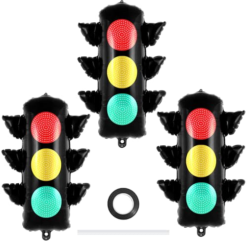 TOATOM Traffic Light Foil Balloons