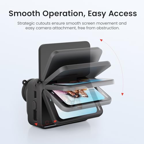 Funda protectora de silicona para Insta360 GO Ultra con protectores de pantalla miniatura 5