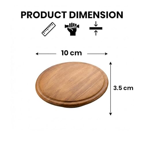 Image of Teak Wood Wardrobe Handle /Wardrobe Door Handle /Cabinet Handle /Modern Handle for Interior (4 Inch) Natural Wood Finish-| 3 Years Warranty |