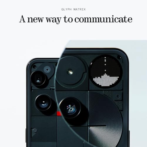 Miniatura 5 de Nothing Phone (3) – Handy mit 50 MP Triple-Kamera, 24h Silizium-Kohlenstoff Akku, 6,67" 120Hz AMOLED Display, Glyph Matrix, 12GB + 256GB – Schwarz