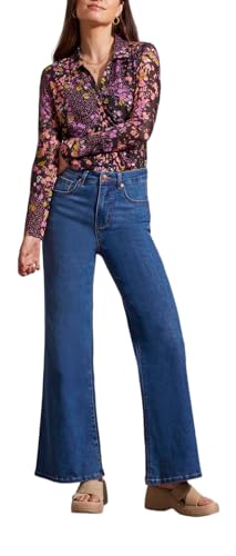 Tribal Women's Brooke Hugging Palazzo Jeans