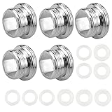 juntas para grifos monomando 【Material de metal】: Nuestras juntas de adaptador de grifo están hechas de latón y metal de alta calidad con cromado.con alta dureza y resistencia al desgaste.