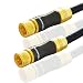 Produktbild PremiumX 3m Gold-Line SAT Kabel Antennenkabel 135dB Kupfer Koaxialkabel Schwarz Metall F-Stecker Anschlusskabel HDTV 4K