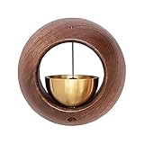 Wooden Doorbell Chime – Natural Entrance Alert Bell for Garden, Fridge or Restaurant – Gentle Sound Door Opening Indicator