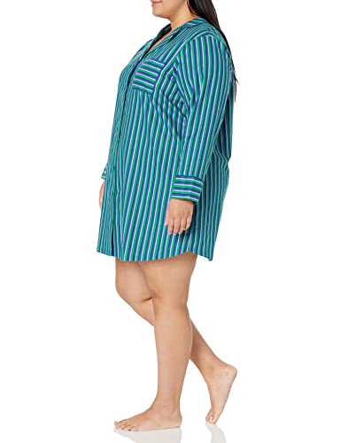 Image of Amazon Essentials Women's Woven Flannel Notch Collar Nightgown (Available in Plus Size)