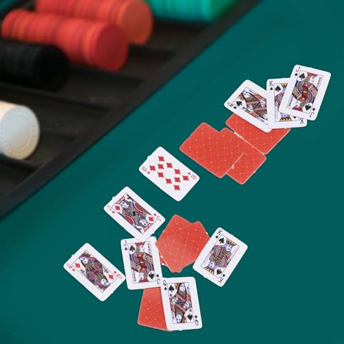 3 Barajas Mini de Cartas para Póker, Juego de Fiesta miniatura 5