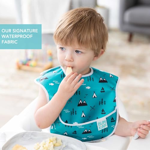 Bumkins Super Bib bavoir imperméable pour bébé de 6 à 24 mois