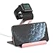 Mercase Apple Watch Stand, Night Mode Stand Charging Stand Bracket Docking Station Holder for Apple Watch Series 3 / Series 2 / Series 1 (42mm/38mm) iPhone X 8 8plus 7 7plus 6S 6plus 5 5s - Rose Gold