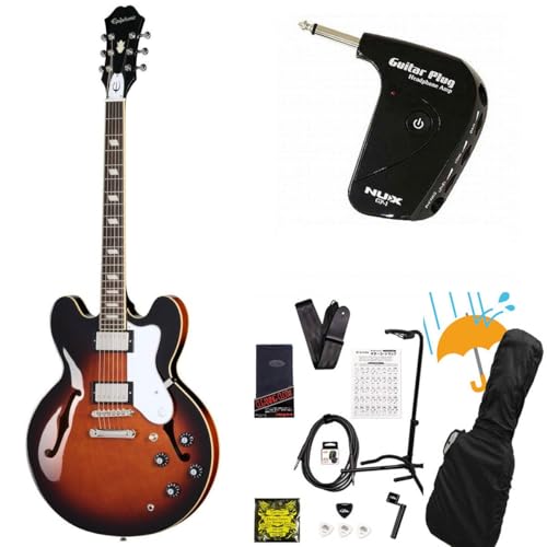 Epiphone/Bonehead Riviera Dark Tobacco Sunburst �{�[���w�b�h �|�[�� �A�[�T�[�Y GP-1�A���v�t���G���L�M�^�[���S�҃Z�b�gR