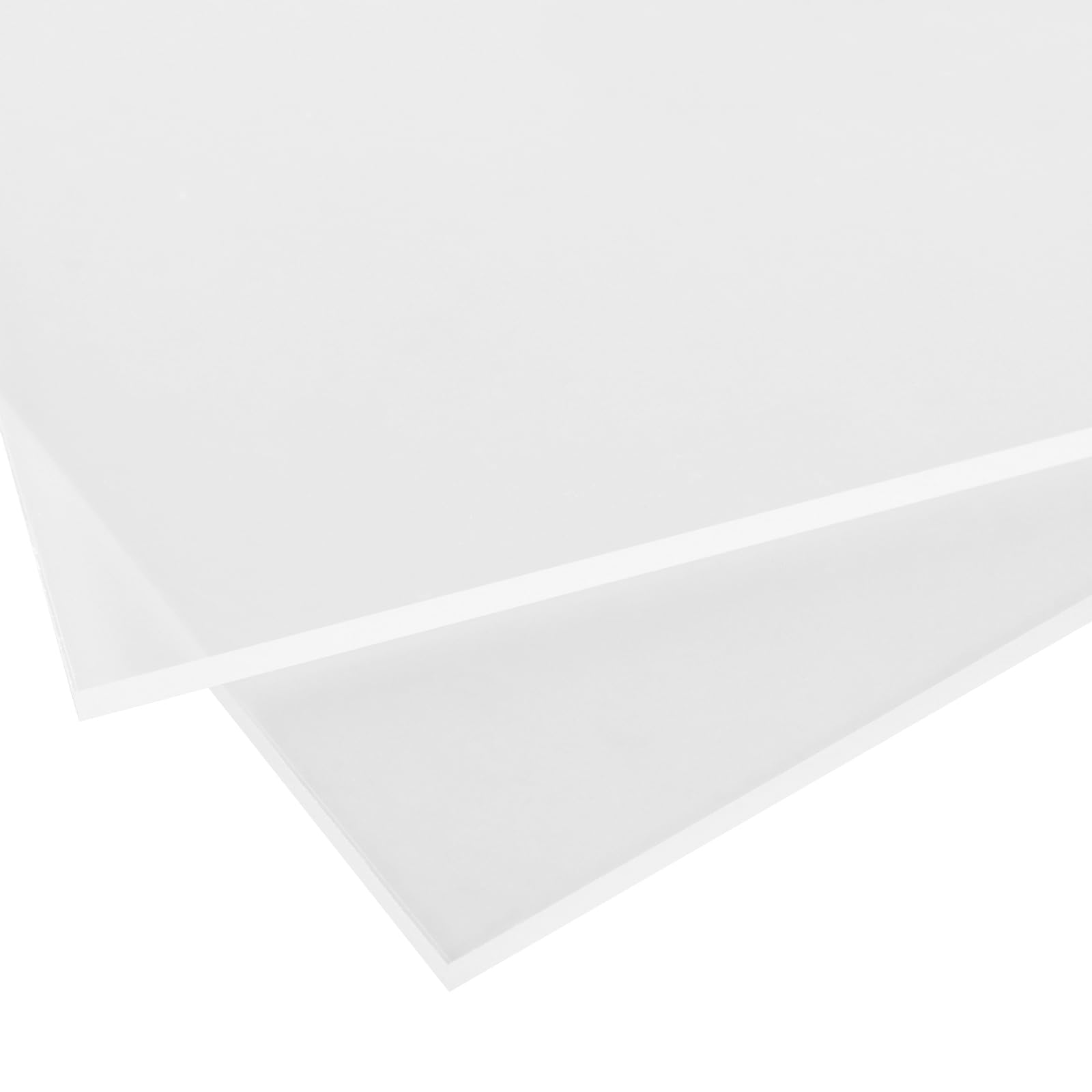 ZOENHOU 2 płyty z pleksiglasu, 300 x 300 mm, grubość 6 mm, przezroczyste płyty ze szkła akrylowego do projektów DIY, ramek na zdjęcia, malowania, wystaw projektów, dekoracji stołu i majsterkowania