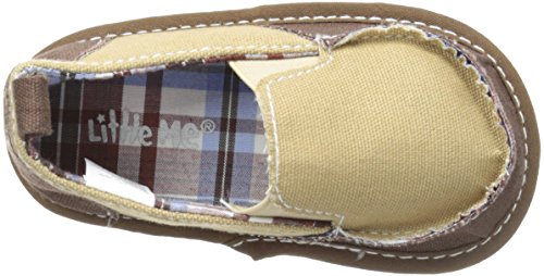 Little Me Baby-Boys Newborn Two Tone Canvas Loafer3