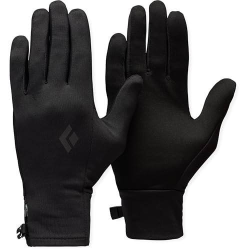 Guantes de forro polar Black Diamond para no enfriar las manos al usar el móvil