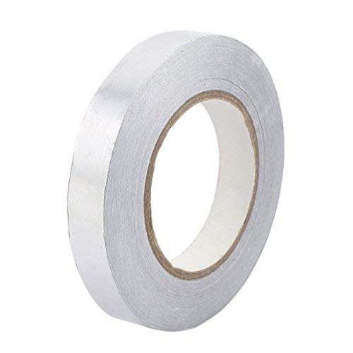 Aluminum Foil Tape 20-48-72-96MM X 50M Heath Insulation Duct Self Adhesive & for Polycarbonate Sheets (20mm)