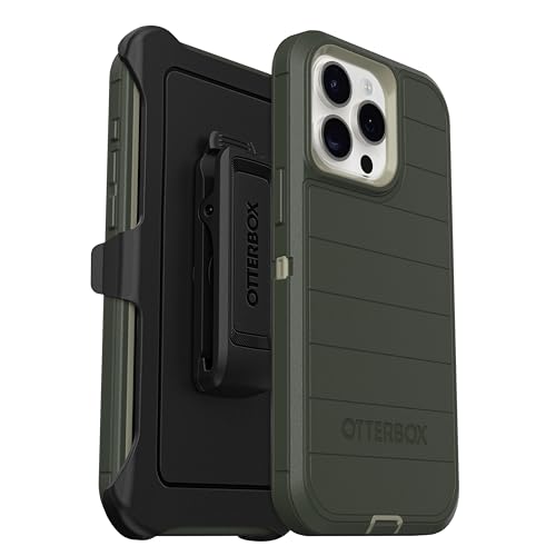OtterBox Defender Series Case for iPhone 15 Pro Max (Lichen The Trek)