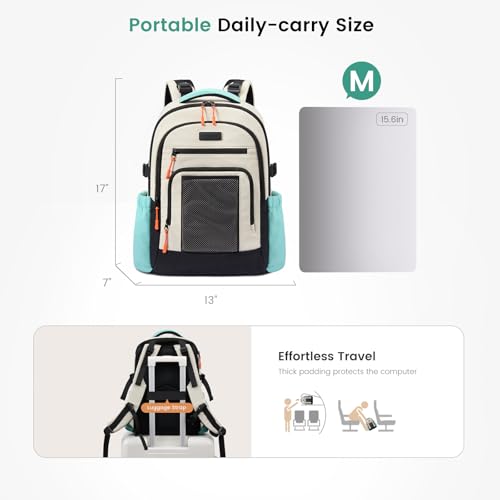 LOVEVOOK Laptop Backpack for Women with Cup Holder