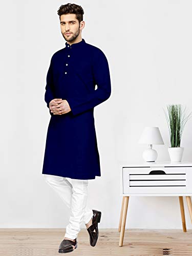 Image of Mens Casual Kurta Payjama Set Cotton