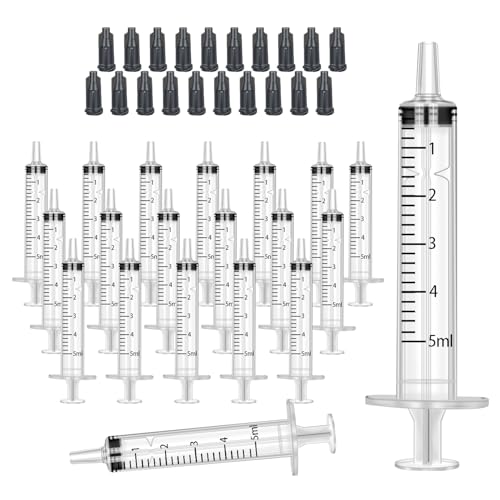 Image of 5ml Syringes with Caps (20 Pack)