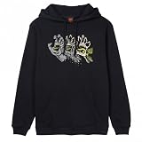 Santa Cruz Sudadera con capucha Evolved Hand - Negro, Negro, L
