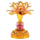 Ciieeo Farbwechselndes Led Lotus Nachtlicht Für Tempel Und Gebet Spirituelle Dekoration Mit Energieeffizienter Beleuchtung Für Wohn Und Büro Atmosphäre