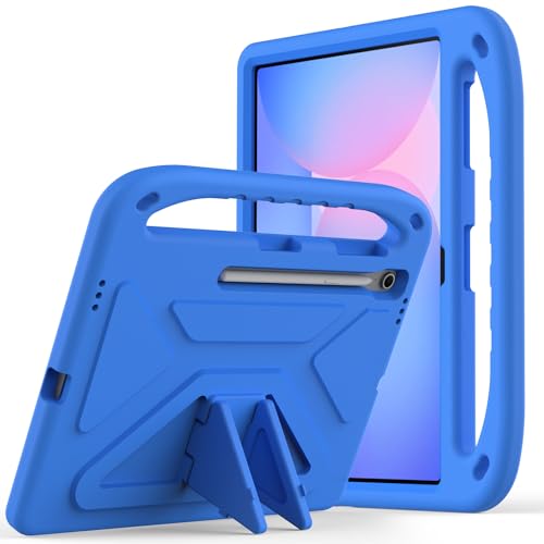 Étui Galaxy Tab S10 FE Plus 13'' bleu pour éviter la casse de l'écran avec mousse EVA souple