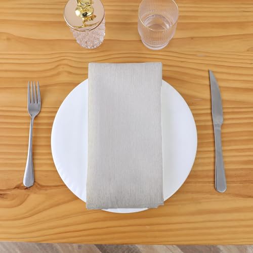 Servilletas de Tela Jacquard Majestic Giftware 18x18 in Pack x6 miniatura 1