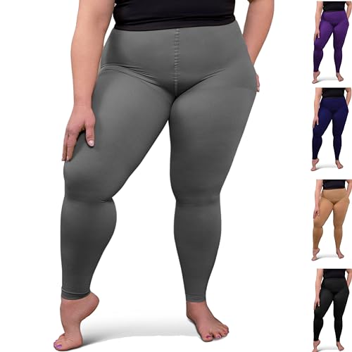 Image of ABSOLUTE SUPPORT Plus Size Compression Stockings for Women 20-30 mmHg, Improve Legs Circulation, Swelling & Pain, A717PS