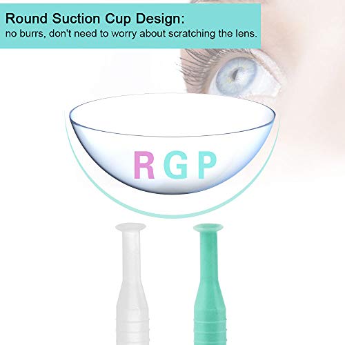 TANCUDER 6 PCS Ventouse pour Lentilles de Contact avec Étui de Protection,Ventouse pour Lentille Rigide en Silicone Outil pour Enlever les Lentilles de Contact pour Lentilles de Contact Rigides RGP - Image 5