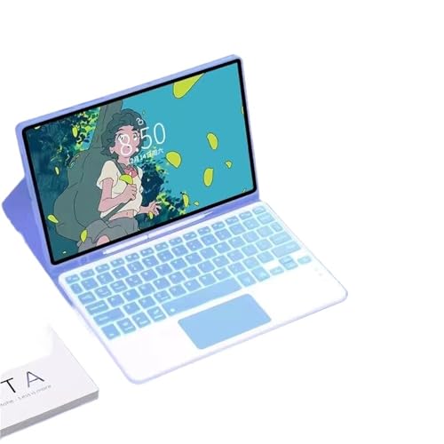 Teclado tactil retroiluminado y funda para iPad Air 11 2025 y modelos 10.9 pulgadas universales