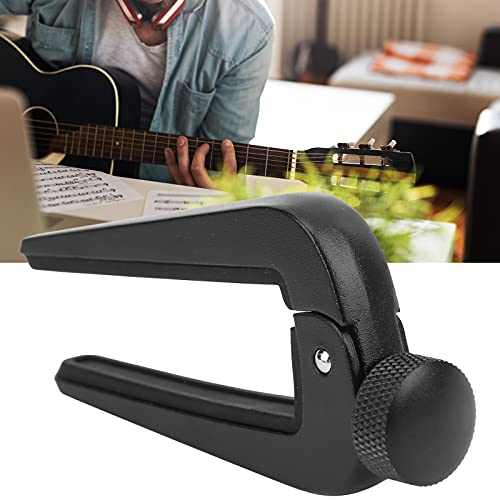 Clip acoustique pour guitare, Pro Capo Anti Drop pour violon pour basse pour ukulélé(le noir) - Les Beatles, Paul McCartney, John Lennon, RIngo Starr, George Harrison Clip acoustique pour guitare, Pro Capo Anti Drop pour violon pour basse pour ukulélé(le noir) – Image 3