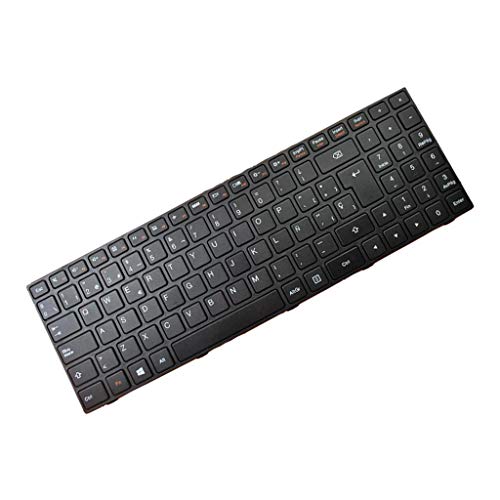 Clavier espagnol rétroéclairé rouge pour éviter la fatigue visuelle