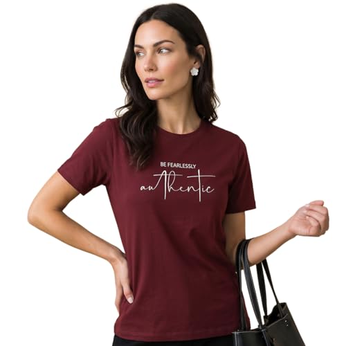 Image of Nobero Women's Graphic Printed T-Shirt | Regular Fit 180 GSM Cotton Tee for Women | Comfortable Round Neck Casual Wear