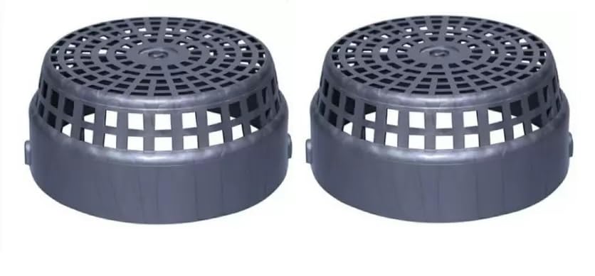 Goodtimes traders | Chimney Pipe Cowl Cover for Pipe (6 inches) Silver Pack Of 2