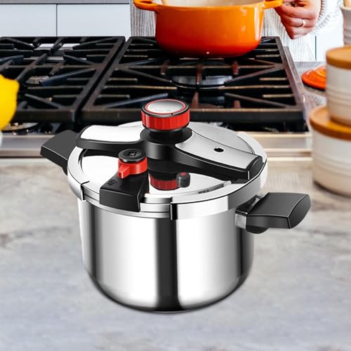 Saucepans Pressure Cooker Kitchen Cookware Multipurpose Portable with Easy Opening Lid Cooking Pot for Household - Image 3