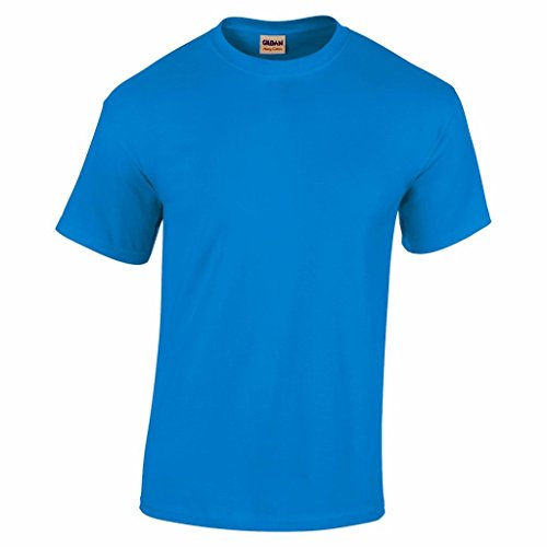 Gildan Heavy Cotton Adult Tshirt - 47 Colours   S - 3XL - Heather Sapphire - 2XL