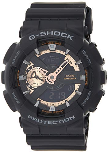 Preisvergleich Produktbild Casio Herren Chronograph Quarz Uhr mit Resin Armband GA-110RG-1AER