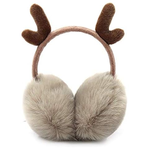 Peakpet Ohrenschützer Damen Mädchen Winter Plüsch Ohrenwärmer warm und weich Plüsch Earmuffs komfortable Winddicht Ohrenwärmer Cover