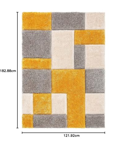 Image of Carpet for Living Room 4x6 feet Anti Skid Rug Colour Ivory Beige