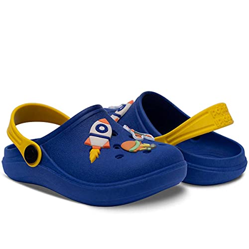Babuche Infantil Menino Aéreo 12.18 (Azul Royal, 25/26)