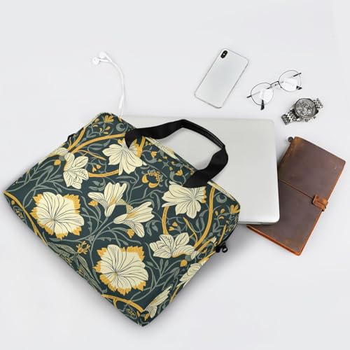 Maletín portátil para laptop 15.6 pulgadas estilo William Morris miniatura 7