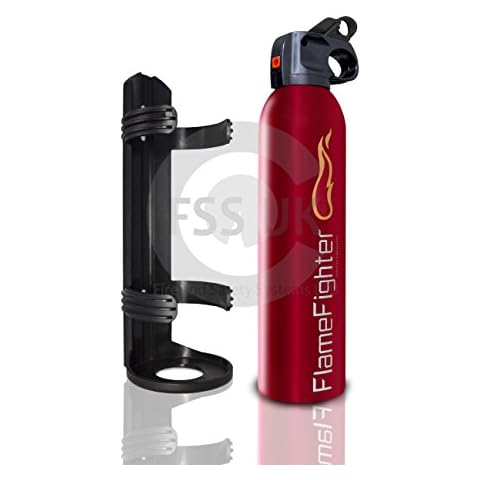 Multi Purpose 500G ABC Dry Powder FIRE Extinguisher. Ideal for Homes Kitchens CARAVANS Boats Workplace Shops Restaurants Cafe Bars Pub ETC (RED) Cover
