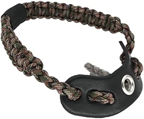 SUNYA Archery Bow Wrist Sling, 550 Paracord Strap Comfortable on Hand.100% Full Grain Leather Yoke, Multiple Camo Colors.Fit Compound Bow Stabilizer & Recurve. SUNYA Archery Bow Wrist Sling, 550 Paracord Strap Comfortable on Hand.100% Full Grain Leather Yoke, Multiple Camo Colors.Fit Compound Bow Stabilizer & Recurve.
